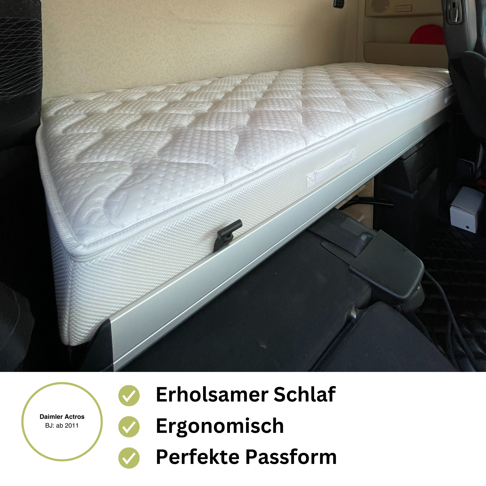 TruckRelax truck mattress Daimler Gigaspace from year 2011